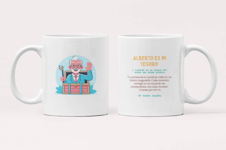 Alberto es mi tesoro diseño